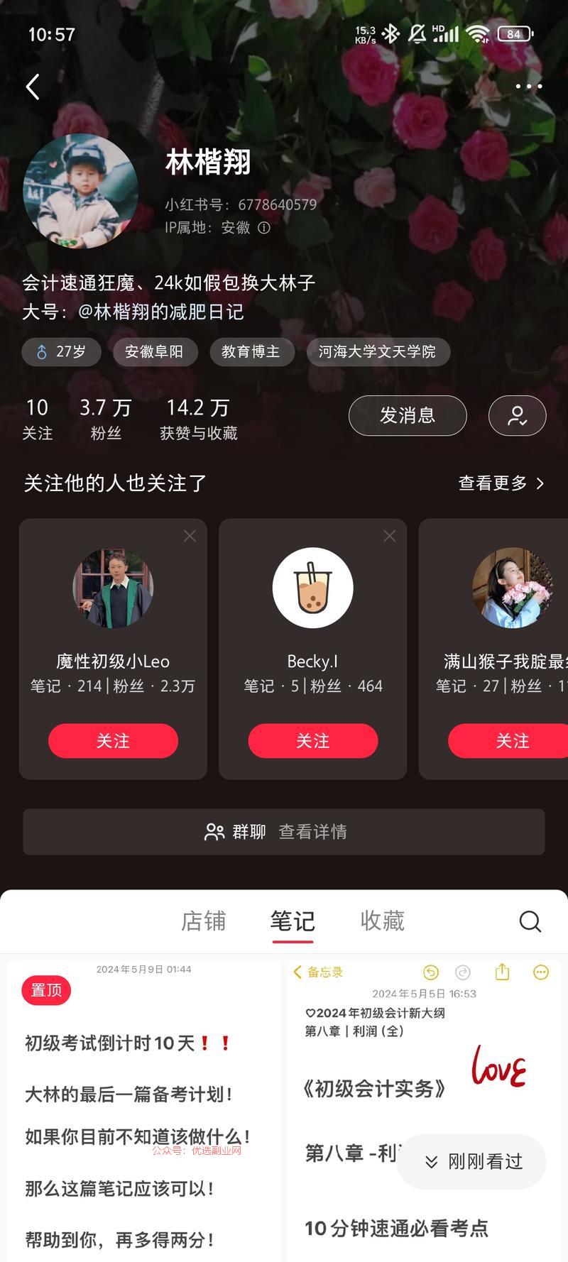 初级会计虚拟资料赚了 1…#情报-搞钱情报论坛-网创交流-优选副业网